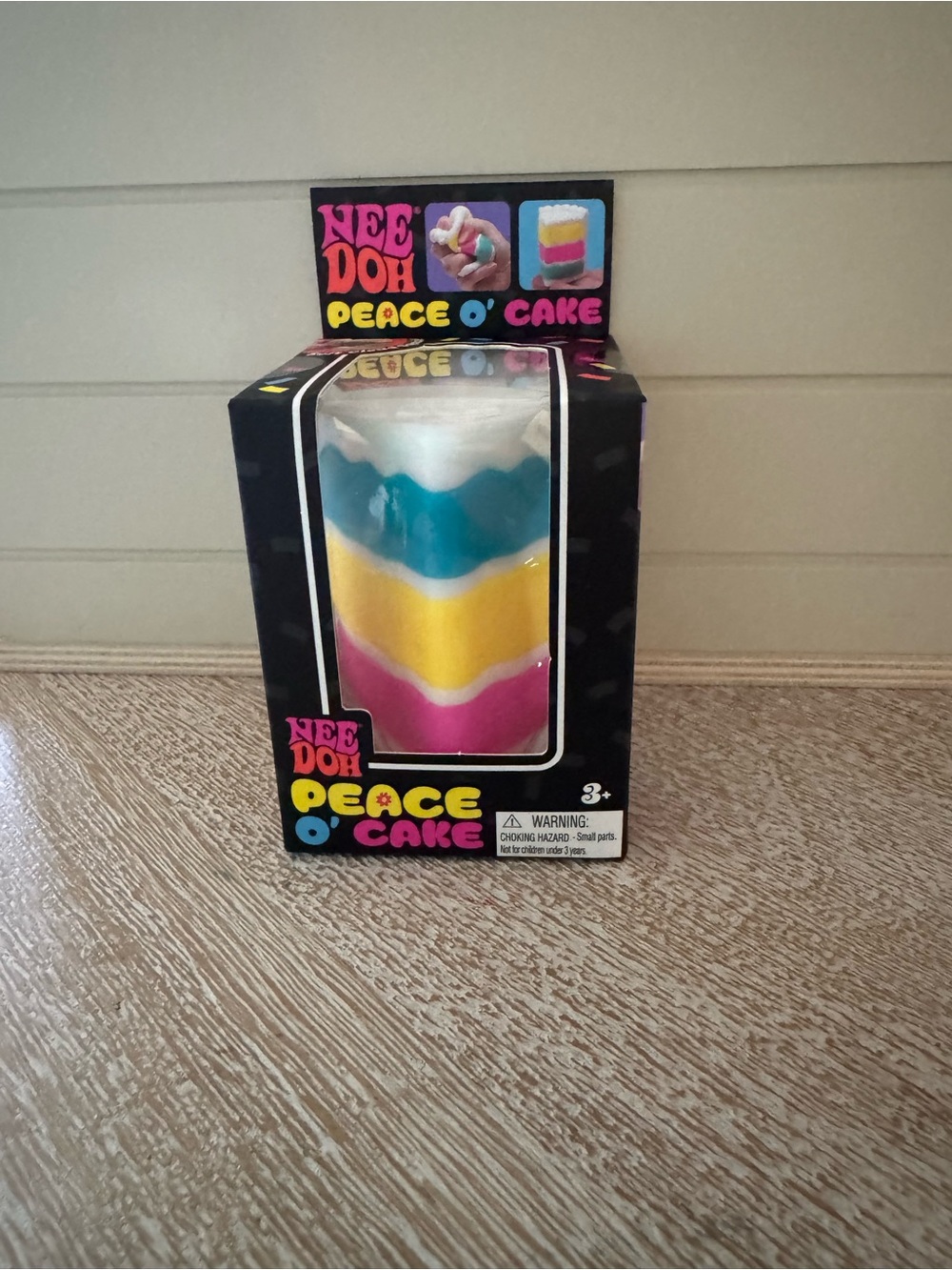 NeeDoh Peace O' Cake - Blue, Yellow, Pink